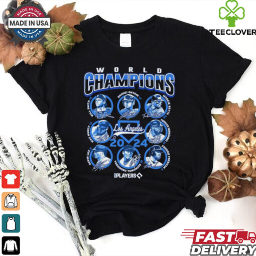 Los Angeles Dodgers Face 2024 World Series Champions Player Graphic T Shirt