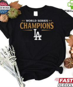 Los Angeles Dodgers Fanatics Black 2024 World Series Champions Jersey Roster T Shirt 2 Los Angeles Dodgers Fanatics Black 2024 World Series Champions Jersey Roster T Shirt