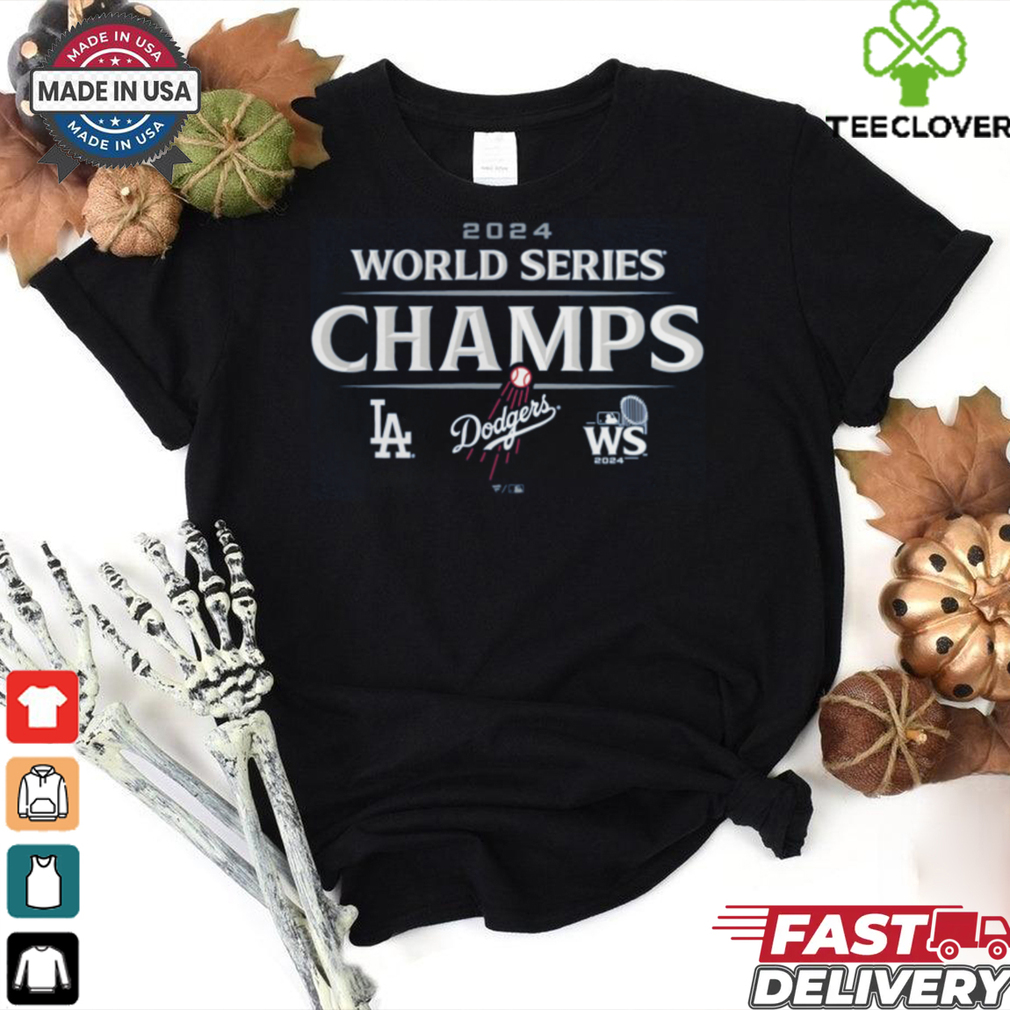 Los Angeles Dodgers Fanatics Royal 2024 World Series Champions Official Logo T Shirt Los Angeles Dodgers Fanatics Royal 2024 World Series Champions Official Logo T Shirt