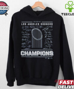 Los Angeles Dodgers Fanatics Royal 2024 World Series Champions Signature Roster T Shirt 1 Los Angeles Dodgers Fanatics Royal 2024 World Series Champions Signature Roster T Shirt