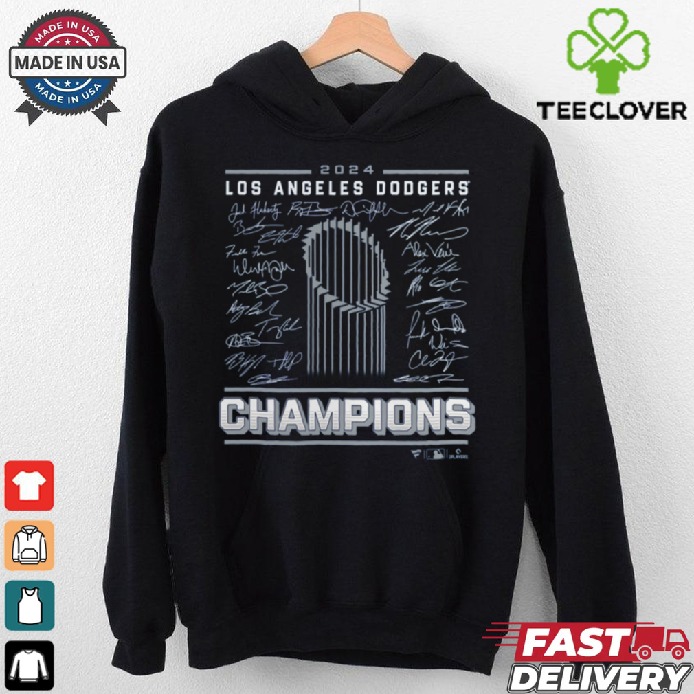 Los Angeles Dodgers Fanatics Royal 2024 World Series Champions Signature Roster T Shirt Los Angeles Dodgers Fanatics Royal 2024 World Series Champions Signature Roster T Shirt