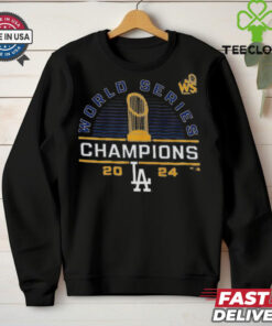 Los Angeles Dodgers Fanatics Youth 2024 World Series Champions Wild Pitch T Shirt