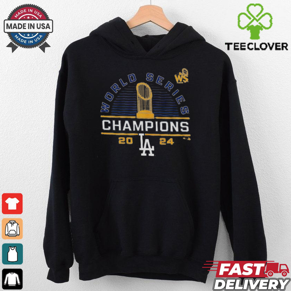 Los Angeles Dodgers Fanatics Youth 2024 World Series Champions Wild Pitch T Shirt Los Angeles Dodgers Fanatics Youth 2024 World Series Champions Wild Pitch T Shirt