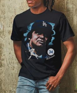 Los Angeles Dodgers Fernando Valenzuela Mitchell & Ness Black Cooperstown Shirt 2 Los Angeles Dodgers Fernando Valenzuela Mitchell & Ness Black Cooperstown Shirt