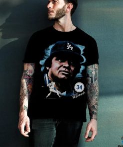 Los Angeles Dodgers Fernando Valenzuela Mitchell & Ness Black Cooperstown Shirt 3 Los Angeles Dodgers Fernando Valenzuela Mitchell & Ness Black Cooperstown Shirt