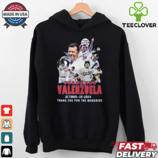 Los Angeles Dodgers Fernando Valenzuela Thank You Number 34 October 22 2024 Shirt