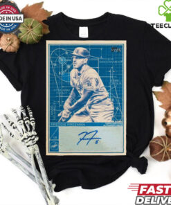 Los Angeles Dodgers Freddie Freeman Superstar Blueprint Autograph Signature t shirt