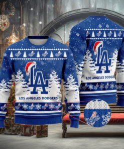 Los Angeles Dodgers Funny Christmas Ugly Sweater