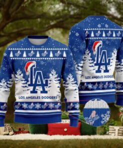 Los Angeles Dodgers Funny Christmas Ugly Sweater