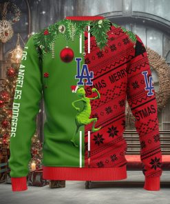 Los Angeles Dodgers Grinch & Scooby doo Christmas Ugly Sweater 1