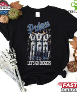 Los Angeles Dodgers Hernandez Ohtani Buehler Let’s Go Dodgers Signatures Shirt