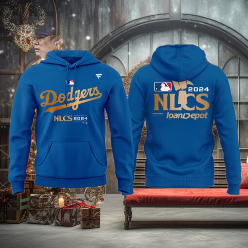 Los Angeles Dodgers Hoodie, Limited Edition Los Angeles Dodgers 2024 National League Division Champions Blue Hoodie