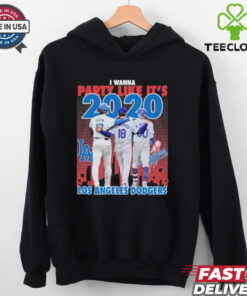 Los Angeles Dodgers I Wanna Party Like It’s 2020 Signatures Shirt