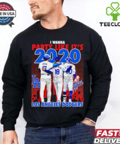 Los Angeles Dodgers I wanna party like it’s 2020 Ohtani Yamamoto Betts shirt