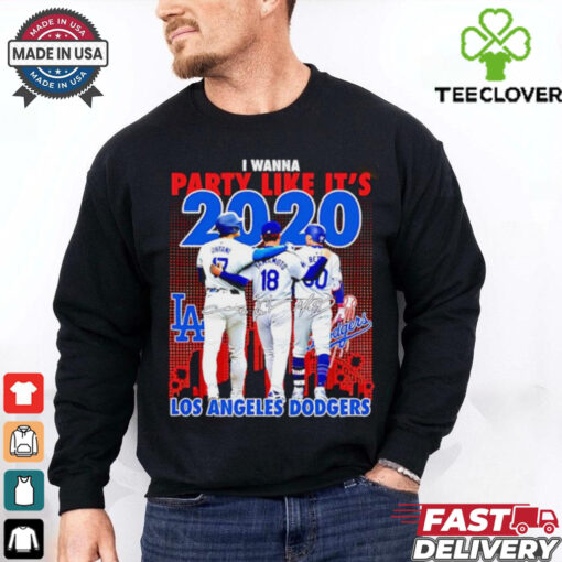 Los Angeles Dodgers I wanna party like it’s 2020 Ohtani Yamamoto Betts shirt