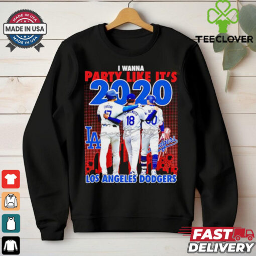 Los Angeles Dodgers I wanna party like it’s 2020 Ohtani Yamamoto Betts shirt