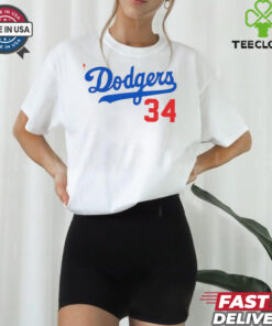 Los Angeles Dodgers Jack Honoring El Toro Fernando Valenzuela 34 shirt