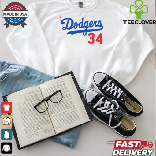 Los Angeles Dodgers Jack Honoring El Toro Fernando Valenzuela 34 shirt