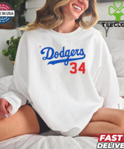 Los Angeles Dodgers Jack Honoring El Toro Fernando Valenzuela 34 shirt