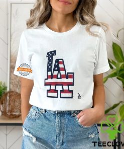 Los Angeles Dodgers L A logo x Flag of the United States shirt 3 Los Angeles Dodgers L A logo x Flag of the United States shirt