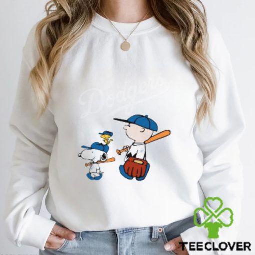 Los Angeles Dodgers Let's Play Baseball Together Snoopy MLB Shirt