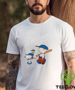 Los Angeles Dodgers Let's Play Baseball Together Snoopy MLB Shirt