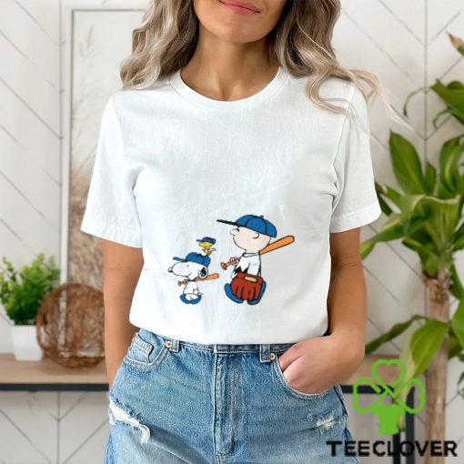 Los Angeles Dodgers Let's Play Baseball Together Snoopy MLB Shirt