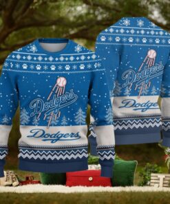 Los Angeles Dodgers Logo Christmas Wool Sweater