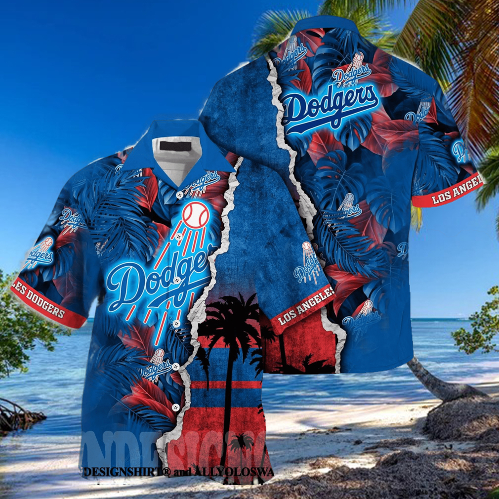 Los Angeles Dodgers MLB Flower Classic All Over Printed Hawaiian Shirt Los Angeles Dodgers MLB Flower Classic All Over Printed Hawaiian Shirt
