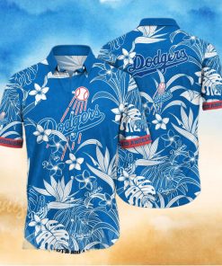 Los Angeles Dodgers MLB Flower Full Printing Classic Hawaiian Shirt