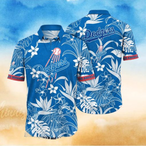 Los Angeles Dodgers MLB Flower Full Printing Classic Hawaiian Shirt