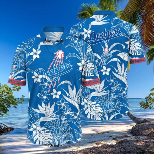 Los Angeles Dodgers MLB Flower Full Printing Classic Hawaiian Shirt