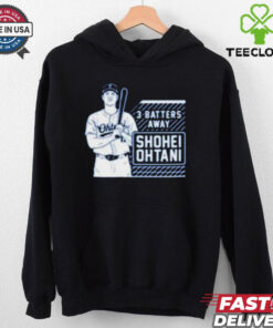 Los Angeles Dodgers MLB Shohei Ohtani Tracker 3 Batters Away t shirt