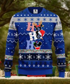 Los Angeles Dodgers MLB Team HoHoHo Mickey Funny Xmas Christmas Gift Men And Women Ugly Christmas Sweater