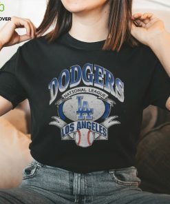 Los Angeles Dodgers Majestic Mlb National League Banner Vintage t shirt