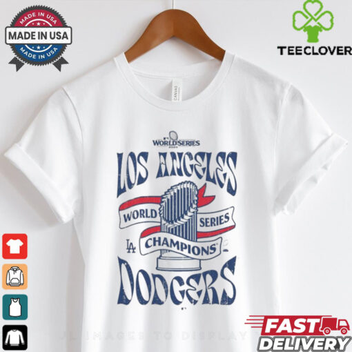 Los Angeles Dodgers Majestic Threads 2024 World Series Champions Shirt