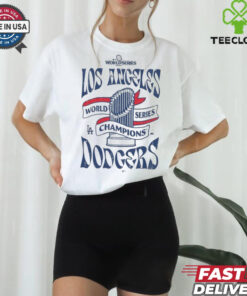 Los Angeles Dodgers Majestic Threads 2024 World Series Champions Shirt 2 Los Angeles Dodgers Majestic Threads 2024 World Series Champions Shirt