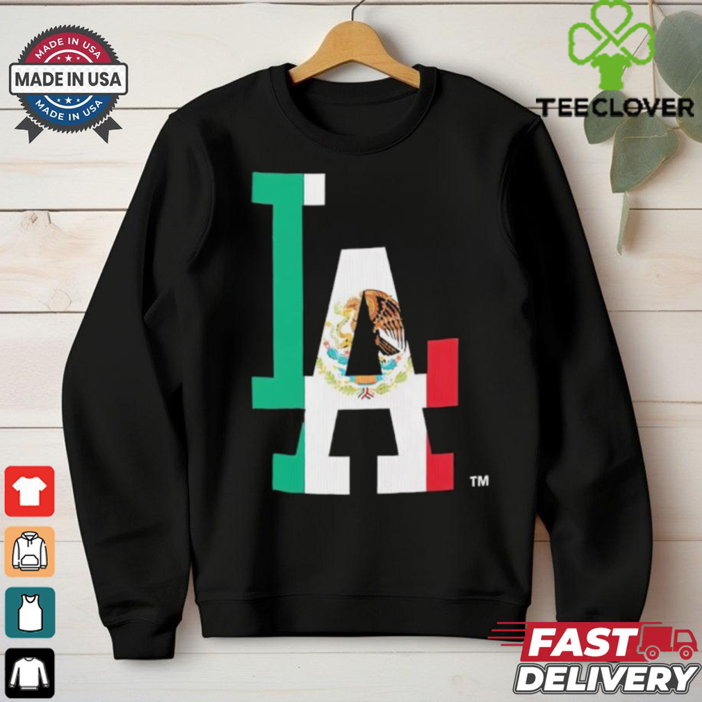 Los Angeles Dodgers Mexico flag logo shirt Los Angeles Dodgers Mexico flag logo shirt