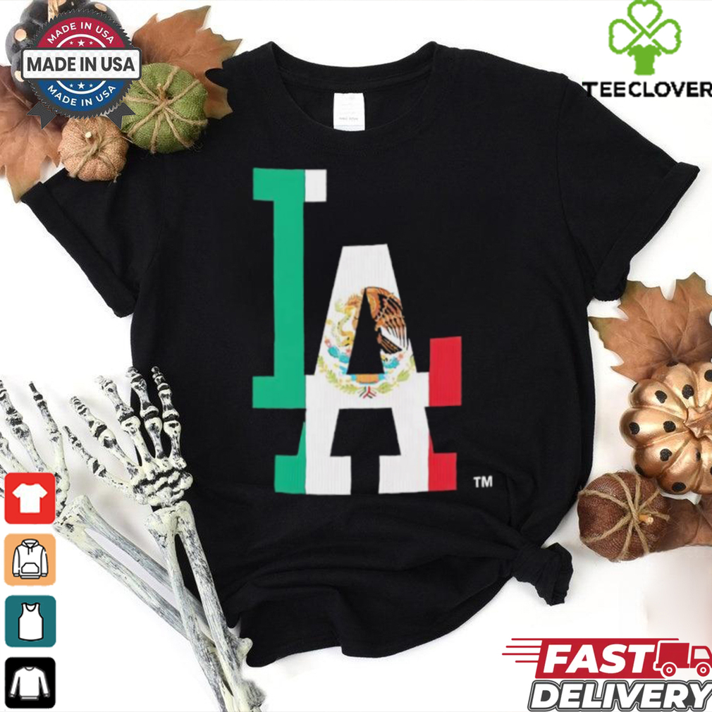 Los Angeles Dodgers Mexico flag logo shirt Los Angeles Dodgers Mexico flag logo shirt