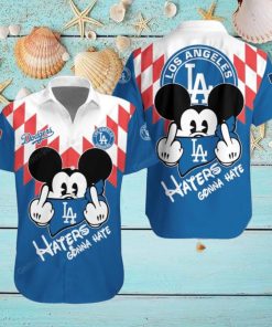Los Angeles Dodgers Mickey Haters Gonna Hate Hawaiian Shirt Cute Gift For  Men And Women - teejeep