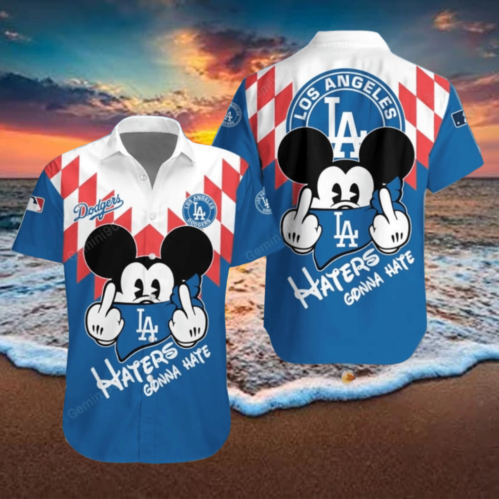 Los Angeles Dodgers Mickey Haters Gonna Hate Hawaiian Shirt Cute Gift For  Men And Women - teejeep