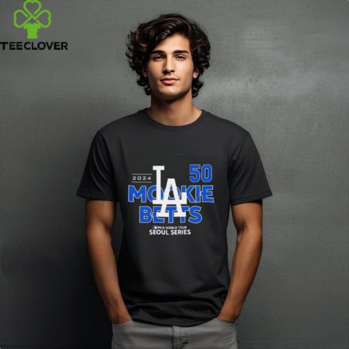 Los Angeles Dodgers Mookie Betts 50 Mlb World Tour Seoul Series Shirt