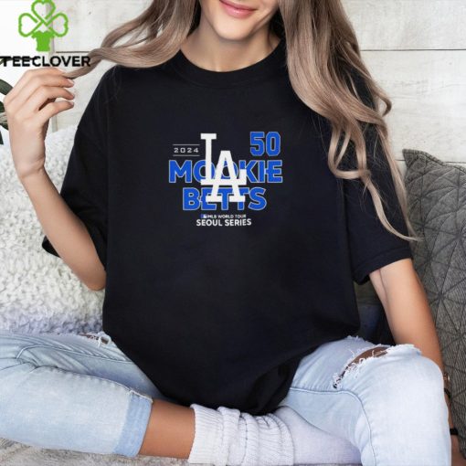 Los Angeles Dodgers Mookie Betts 50 Mlb World Tour Seoul Series Shirt