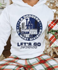 Los Angeles Dodgers NL West Division Champions 2023 Let’s Go Dodgers Shirt