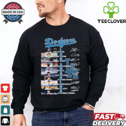 Los Angeles Dodgers NLCS Players Signatures Shirt