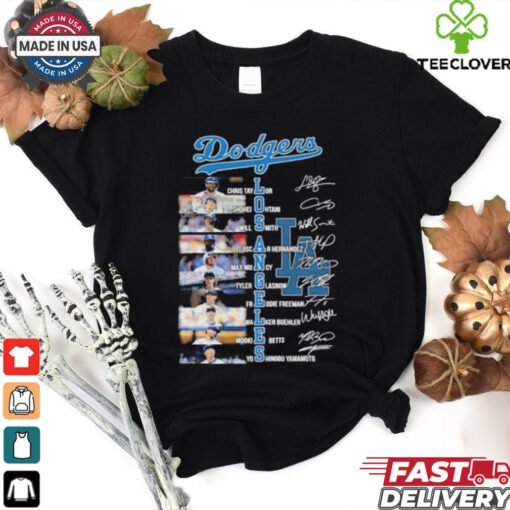 Los Angeles Dodgers NLCS Players Signatures Shirt