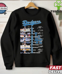 Los Angeles Dodgers NLCS Players Signatures Shirt