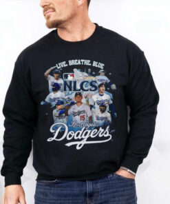 Los Angeles Dodgers National League Champions 2024 Live Breath Blue Shirt