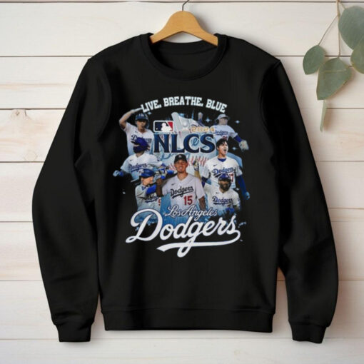 Los Angeles Dodgers National League Champions 2024 Live Breath Blue Shirt