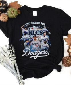 Los Angeles Dodgers National League Champions 2024 Live Breath Blue Shirt